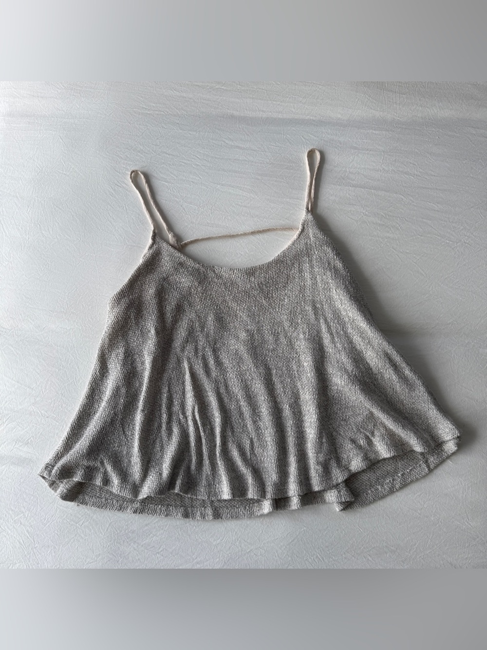 Necessary Clothing Neutral Beige Knit Cami